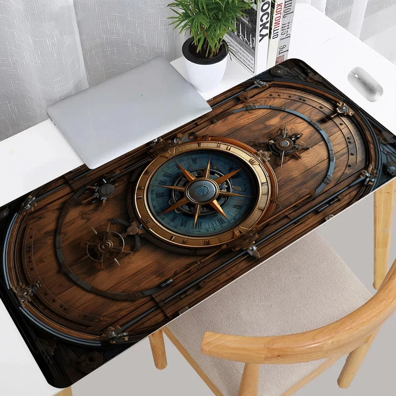 Deskzone™ Mousepad XXL Mappa Nautica Antica | Tappetino Gaming & Ufficio