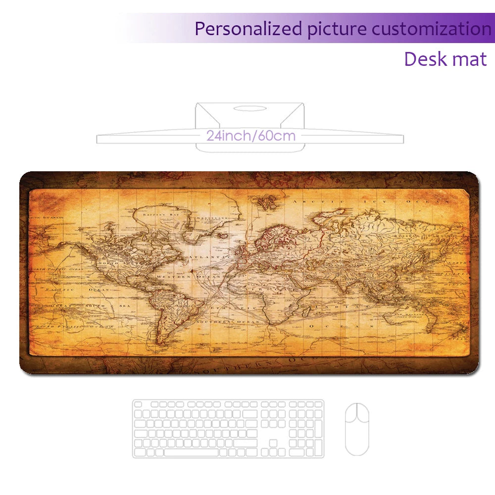 Deskzone™ Tappetino Scrivania XXL Tigre Gialla Anime