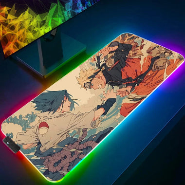 
Nome file:
Tappetino_RGB_Naruto_e_Sasuke.webp

Testo alternativo:
Un tappetino per mouse da gaming RGB con un'illustrazione dei personaggi di Naruto Uzumaki e Sasuke Uchiha. L'immagine raffigura i due rivali nel bel mezzo di una battaglia, che si protendono l'uno verso l'altro. Il tappetino ha i bordi illuminati da una luce arcobaleno.